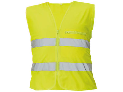 Sikkerhedsvest med lynlås kl. 2