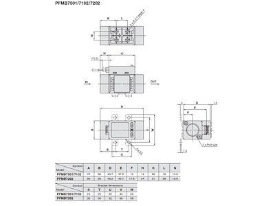 SMC PFMB7501-F04-B-R Flowmåler Digital