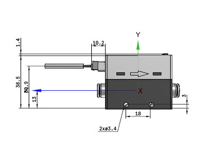 SMC PF2M702-C6-B Flowmåler Digital