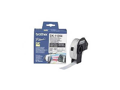 Brother DK-11204 17x59mm - Hvid papirtape