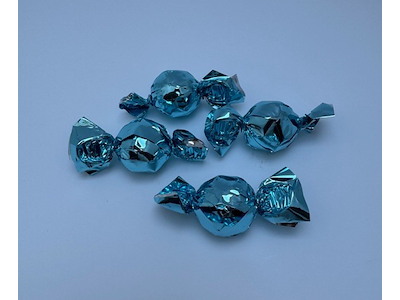 Chocolate with saltycaramel in blue foil 1 kg