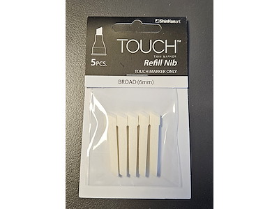 Touch filtspids - bred pakn. m/5 stk. (KR)