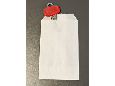 Gavepose 7x12cm Hvid