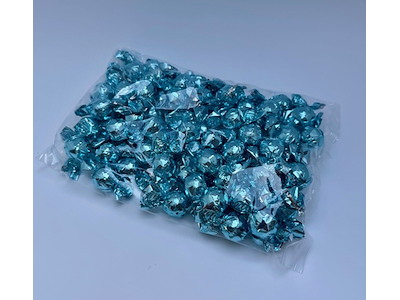Chocolate with saltycaramel in blue foil 1 kg