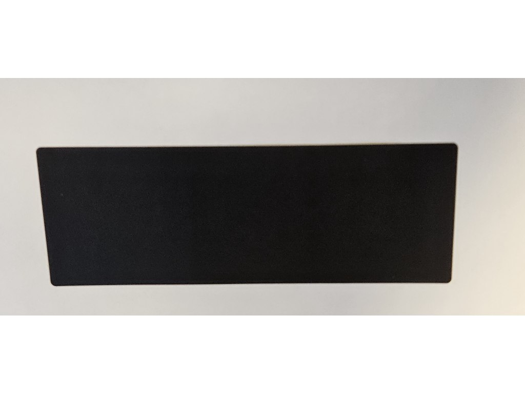 Etiketter 50x145 mm sort PP, rl. m/ 50 stk.