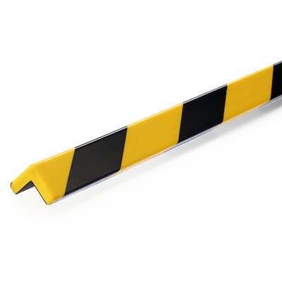 Hjørnebeskytter Durable C20 1000x25x25mm magnetisk sort/gul