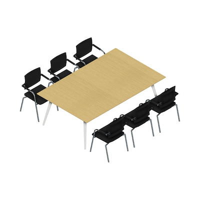 Konferencebord Dencon XL 1914 220x140 HPL