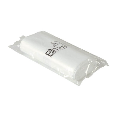 Spandeposer med stjernebund 15L hvid LLDPE/virgin 44,5x54cm