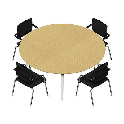 Konferencebord Dencon XL 1909 Ø180 HPL