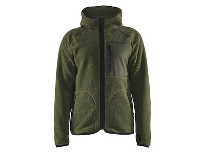 Jacket in fiber fur, Blåkläder