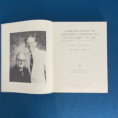 A BIBLIOGRAPHY OF CONJURING PERIODICALS 1791-1983
