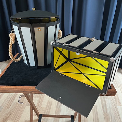 THE BOX AND THE BUCKET