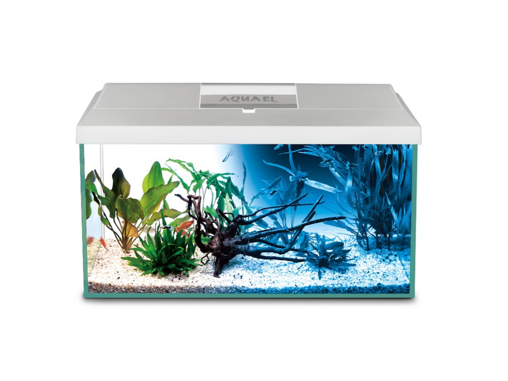 Aquael Leddy 40 Hvidt Akvariesæt – D&N Version 2.0 Med LED