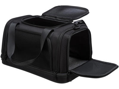 Plane airline carrier, 28 × 25 × 44 cm, sort