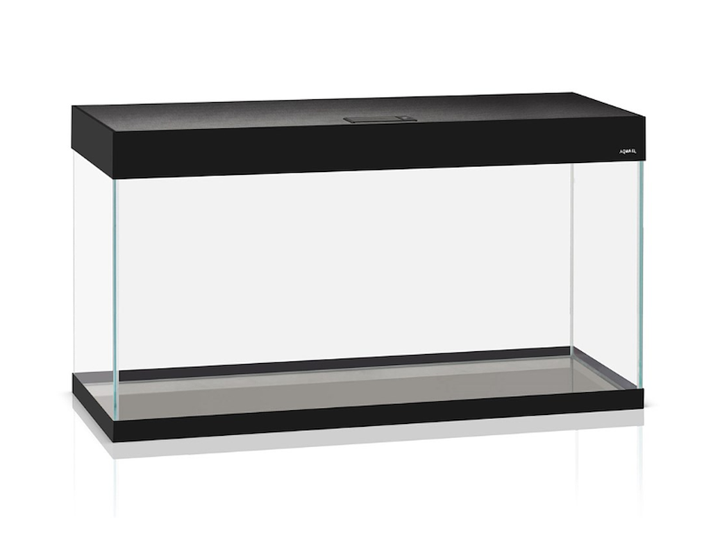 Aquael Opti Set 200 Black 2.0 – Akvariesæt 200L m. LED-lys, glasdæklåg og optiwhite frontglas