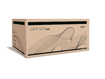 Aquael Opti Set 240 White 2.0 – Akvariesæt 240L m. LED-lys, glasdæklåg og optiwhite frontglas