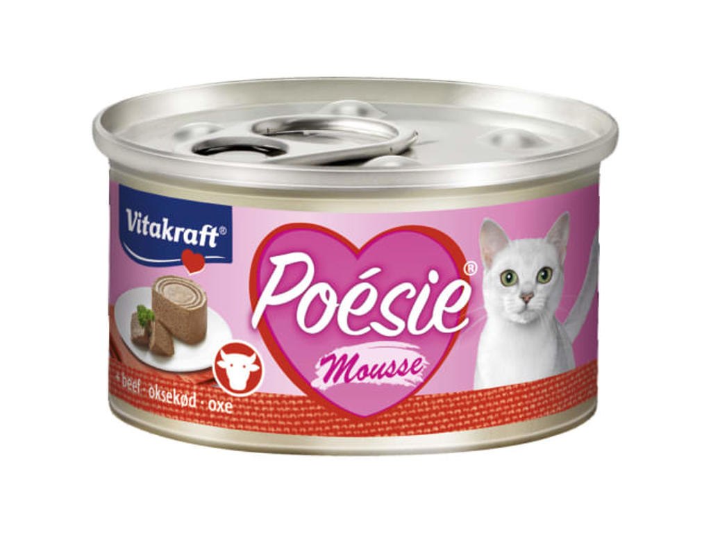 Poésie dåse m/ oksekødsmousse 85g Vitakraft