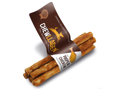 Chewllagen Tyggepinde 5-pak Kylling 1x12,5 cm