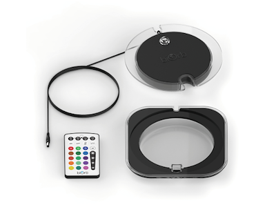 biOrb MCR Light Large Black – LED-belysning med Fjernbetjening og 16 Farver