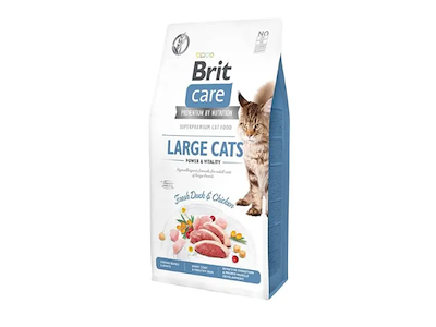 Brit Care Cat Grain-Free Adult Large Breed – And & Kylling 7 kg