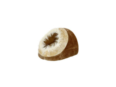 Kattehule CAVE 
40X40X28cm brun/beige