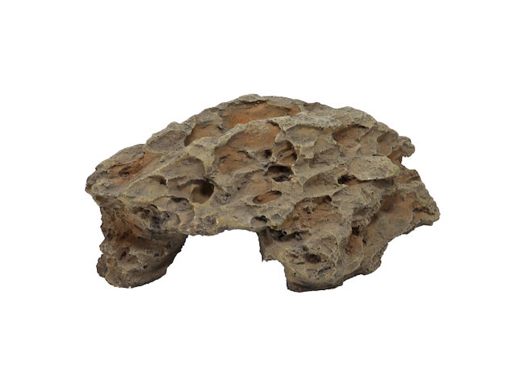 Hobby Comb Cave L – Naturtro Dekorationshule i Brun til Akvarier & Terrarier (24x14x9 cm)