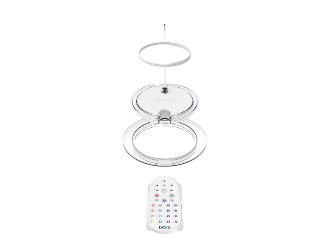 biOrb MCR Light Small White – LED-belysning med Fjernbetjening til Små biOrb Akvarier