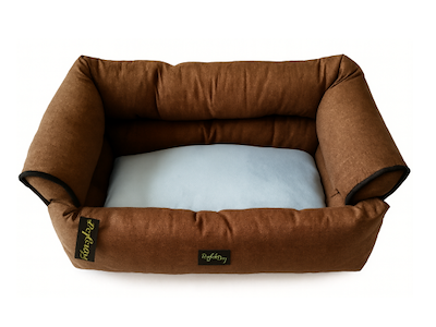 Perfect Dog Hundesofa Brun 60×40×25 cm med Vendbar Kølepude
