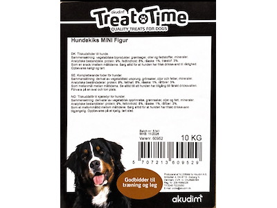 Hundekiks figur 10 kg. mini kornfri