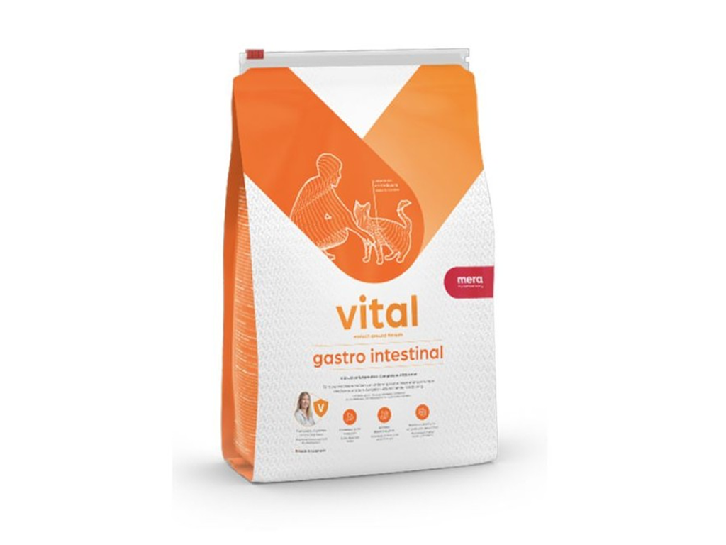 Vital Gastro Intestinal Kattefoder – Diætetisk Tørfoder til Katte med Følsom Mave & Tarm 3 kg