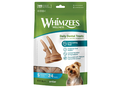 Whimzees S 24 stk antler