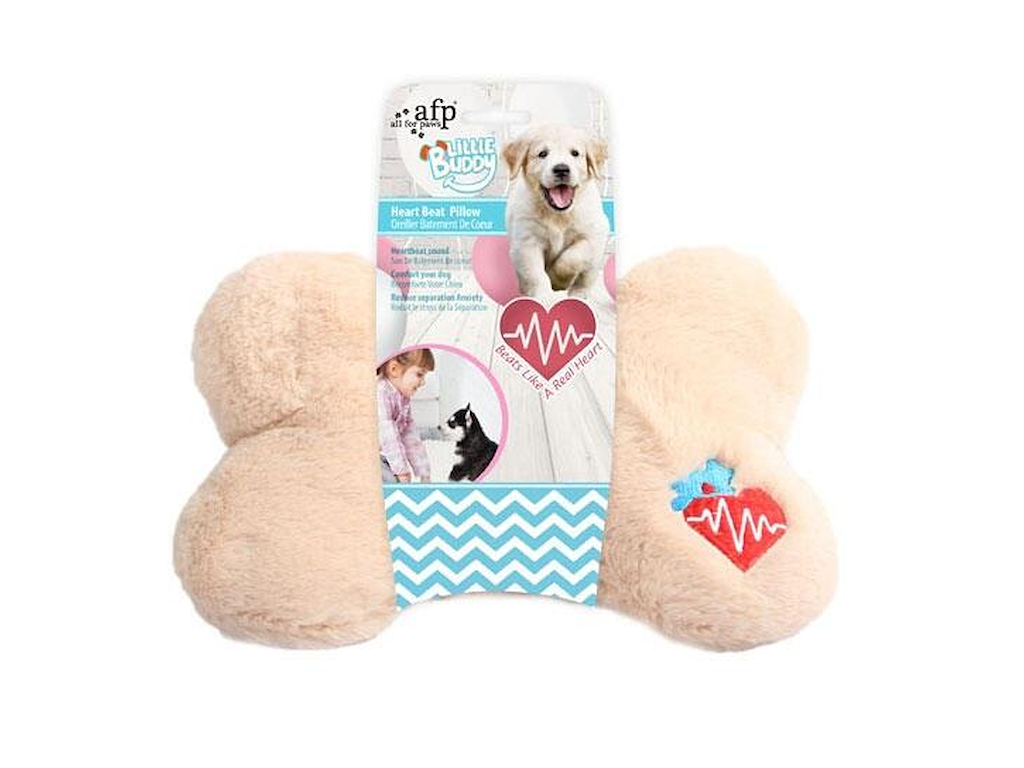 Little Buddy Heart Beat Pillow – Beroligende Pude med Hjertelyd til Hvalpe og Killinger (28 cm)