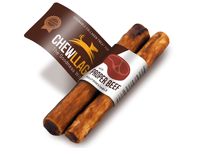 Chewllagen Tyggepinde 2-pak Oksekød 2x12,5 cm