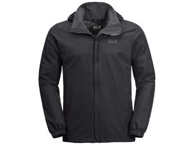 Jack Wolfskin Stormy Point Skaljakke - Herre - Sort