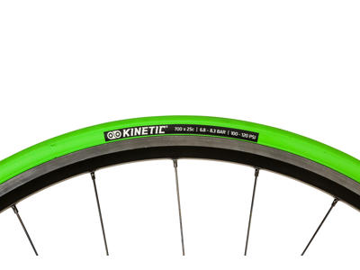 Kinetic hometrainer foldedæk - 700x25c - Grøn
