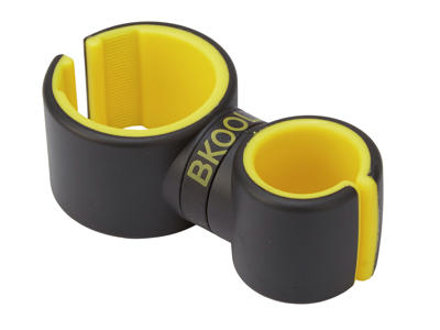 BKOOL Mobilholder - Styrmontering - Sort/gul