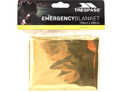 Trespass Foil X - Redningstæppe - Antishock folie - 150 x 208 cm.