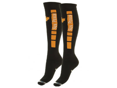 Sun Peaks Moby - Skisokker - Sort/Orange - Str. 44-47