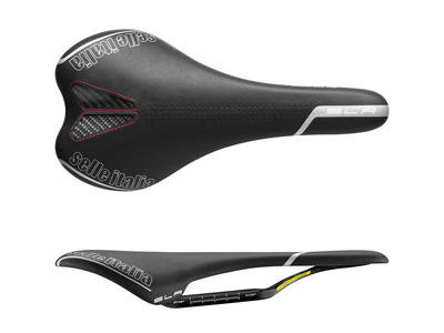 Selle Italia SLR Kit Carbonio S - Cykelsadel - Sort