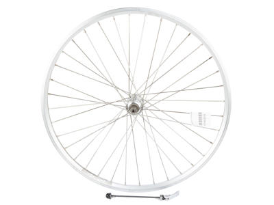 Rodi 26" MTB baghjul - Skorpion fælg - 19-559 - Skruekrans - Fælgbremse - QR - Sort/sølv