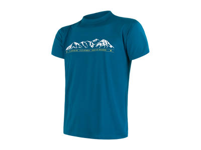 Sensor Coolmax Fresh PT Mountain - T-shirt med korte ærmer - Blå