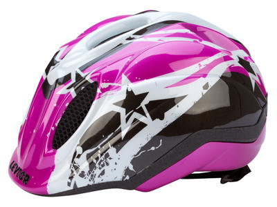 Levior cykelhjelm Primo - Violet Stars