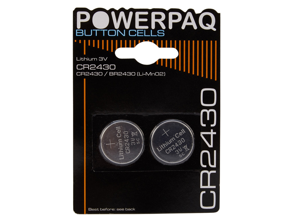 Batterier Lithium CR2430 3V.2 stk - Cykellygte thumbnail