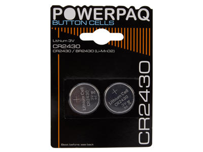Batterier Lithium CR2430 3V.2 stk