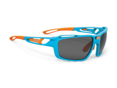 Rudy Project Sintryx - Løbe- og cykelbrille - Smoke linser - Azur Gloss