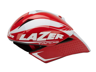 Lazer - Cykelhjelm - Tardiz Time Trial - Rød/hvid