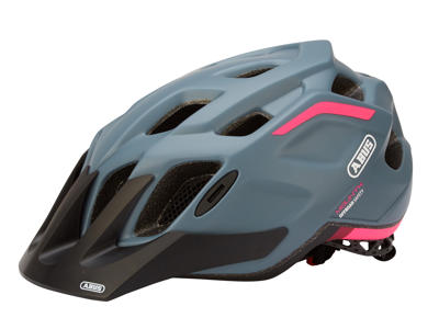 Abus MountK - Cykelhjelm - Grå/fuchsia - Str. 53-58cm