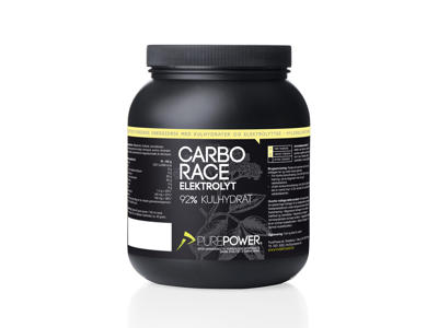 PurePower Carbo Race - Elektrolyt energidrik - Hyldeblomst - 1,5 kg