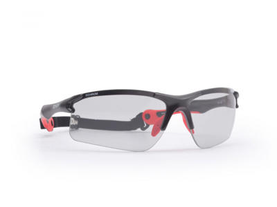Demon Trail DCHROM - Løbe- og cykelbrille med fotokromiske linser - Sort/rød