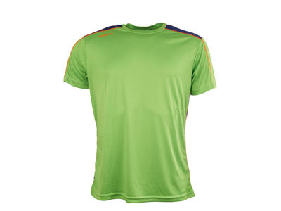 Diadora løbe t-shirt - Herre - Neongrøn/blå